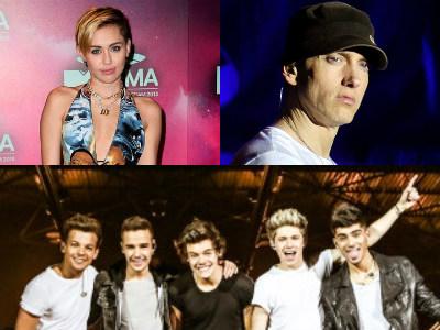 Eminem, Miley Cyrus dan One Direction Menang Besar di MTV EMA 2013!